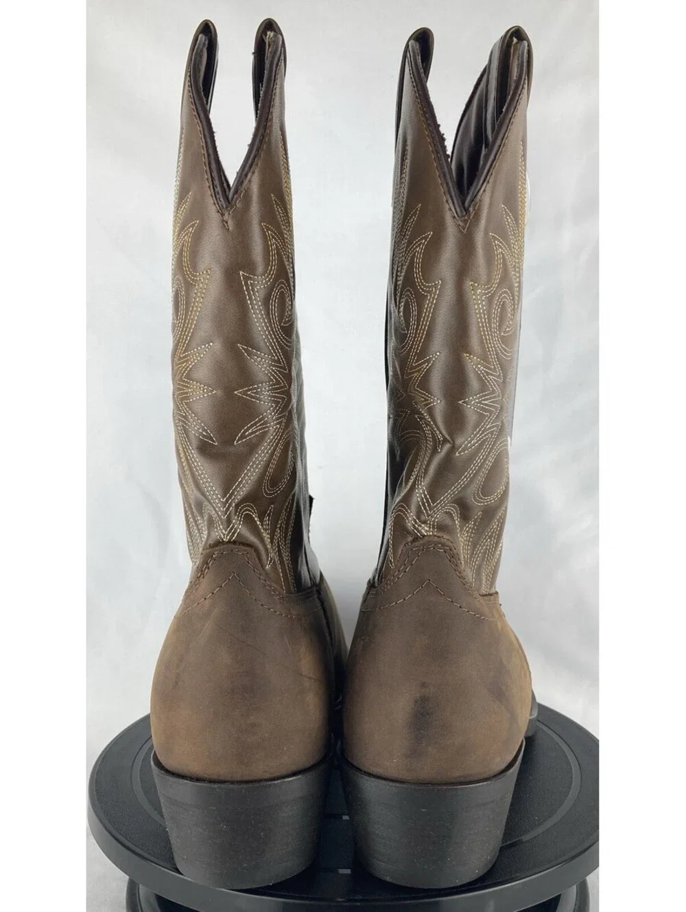 NEW Men’s Size 12 D Laredo Brown Leather Cowboy Western Work Boots Round Toe